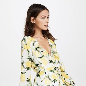 Ella Moon Lemon Wrap Dress